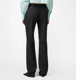 ALLOVER RHINESTONE TROUSERS
