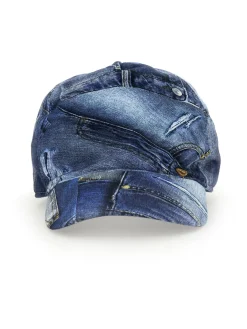 BASEBALL CAP DENIM PRINT