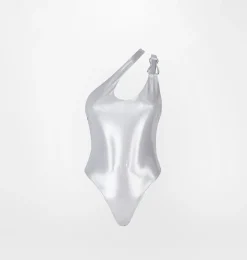 CFLOOP ONE-SHOULDER SWIMSUIT