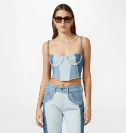 DENIM CORSET