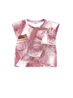 DENIM PRINT T-SHIRT