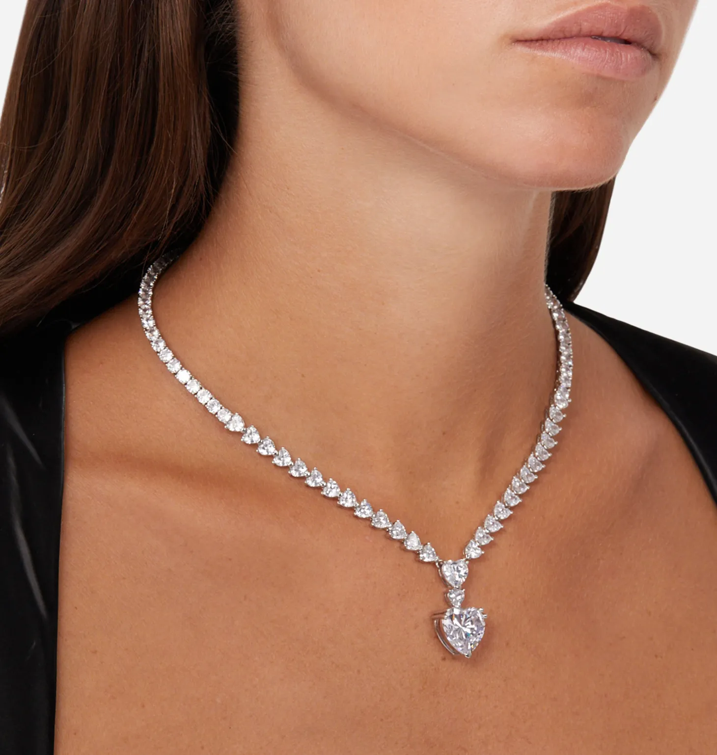INFINITY LOVE HEART CHOKER