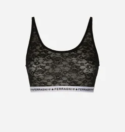 LACE LOGOMANIA TOP