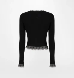 LOGOMANIA KNIT CARDIGAN
