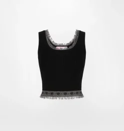 LOGOMANIA KNIT TOP