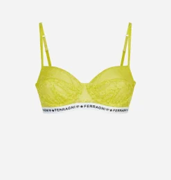 LOGOMANIA LACE BALCONETTE BRA