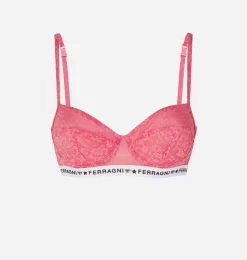 LOGOMANIA LACE BALCONETTE BRA