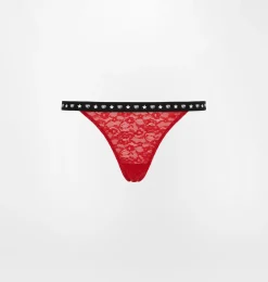 LOGOMANIA LACE THONG