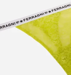 LOGOMANIA LACE THONG