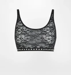 LOGOMANIA LACE TOP