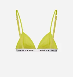 LOGOMANIA LACE TRIANGLE BRA