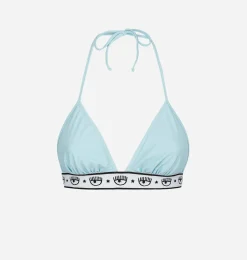 MAXI LOGOMANIA BIKINI TOP