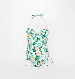 ROSES PUSH-UP ONE-PIECE SWIMSUIT