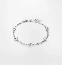 SILVER HEARTS BRACELET