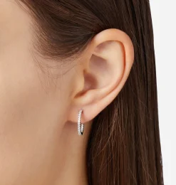 SILVER HOOP EARRINGS