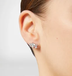 SILVER LOBE EARRINGS