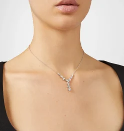 SILVER Y NECKLACE