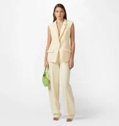 UNIFORM SLEEVELESS JACKET